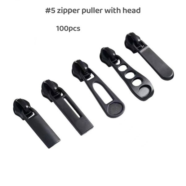 CT037 black metal zipper pulls 01
