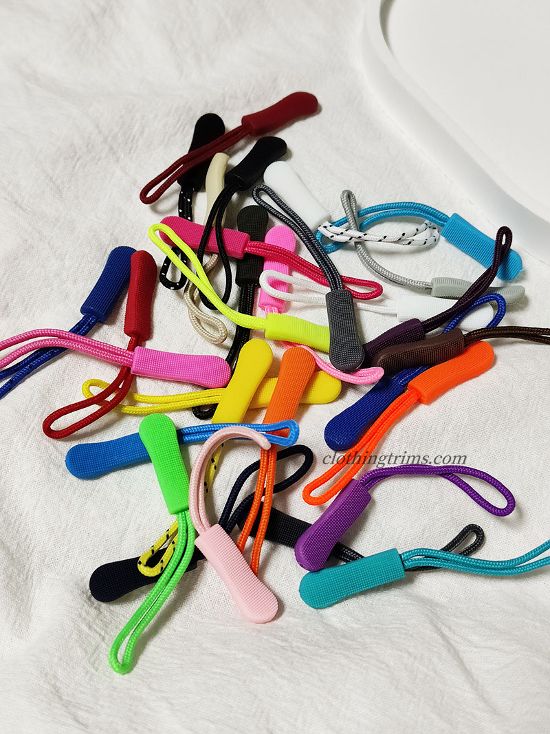 trims-metal zipper pulls