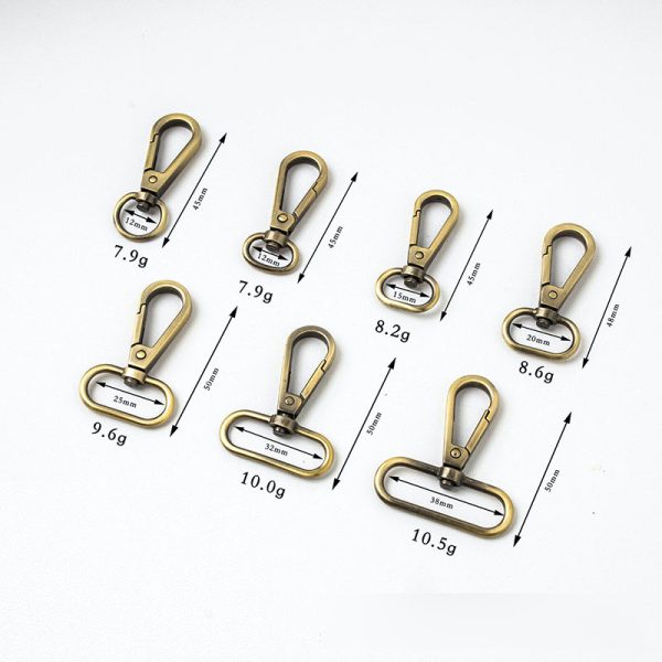 CT147 lobster claw clasp-brush anti-brass