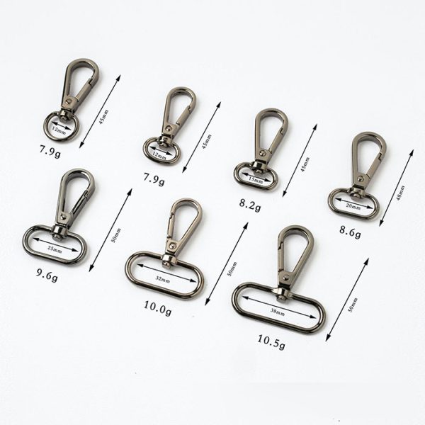gunmetal lobster claw clasp CT145