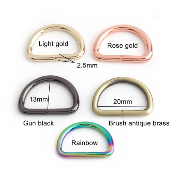 CT156 zinc alloy D rings